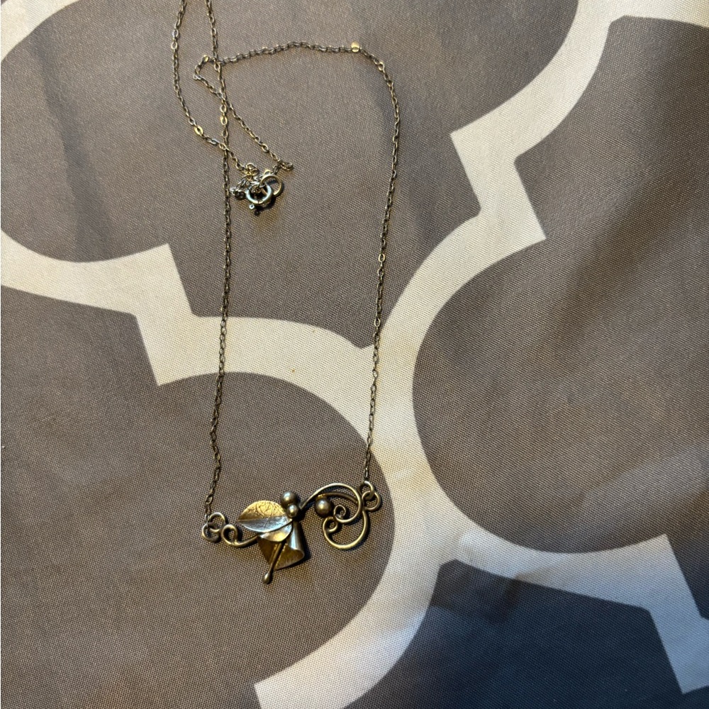 Sterling Silver Calalily Necklace